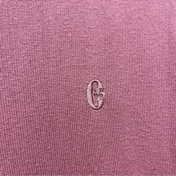 CONTE of Florence Dusty Rose Cotton Crewneck Sweater Size Medium - Picture 5 of 7